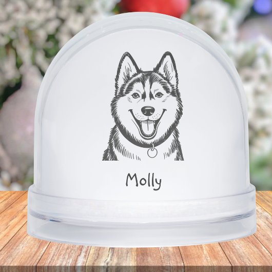 Personalized Husky Dog Christmas