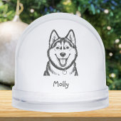 Personalized Husky Dog Christmas