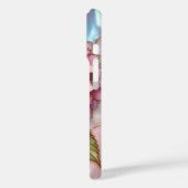 Personalized Hydrangea Phone Case Pink Floral Case-Mate iPhoneケース (裏面 / 左)