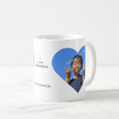 Personalized I Love Grandma 2 Photo Gift  コーヒーマグカップ (正面右)