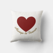 Personalized I Love My Boyfriend Custom Name クッション (裏面)