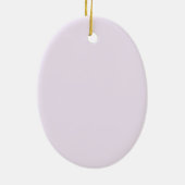 Personalized"I Love You Because"Checklist Romantic セラミックオーナメント (裏面)