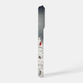 Personalized I Snow Temple I White and Red iPhoneケース (右側面)