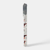 Personalized I Snow Temple I White and Red iPhoneケース (左側面)