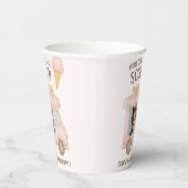 Personalized Ice Cream Truck Photo Birthday  紙コップ (右)