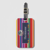 Personalized Iconic Inca Citadel Machu Picchu Peru ラゲッジタグ (正面縦)