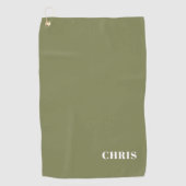 Personalized Iguana Golf Towel ゴルフタオル (正面)