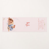 Personalized Illustrated Cancer Zodiac Quote ヨガマット (正面(横))