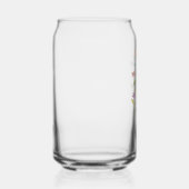 Personalized Illustrated Floral Bridesmaid Name ガラス缶 (右)