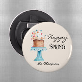Personalized Illustrated Spring-Easter 2.25 Magnet 栓抜き