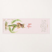 Personalized Illustrated Taurus Zodiac Quote ヨガマット (正面(横))