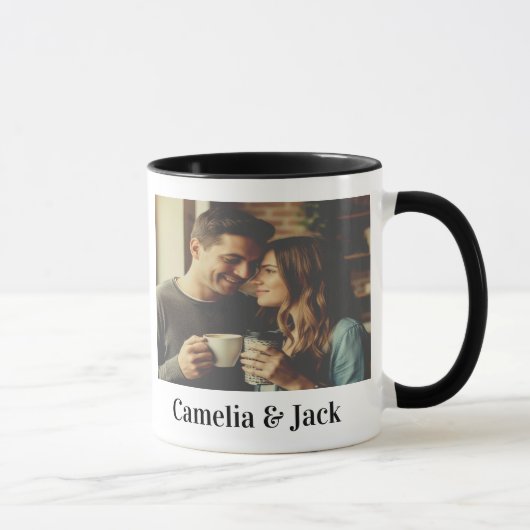 Personalized Image and text マグカップ (右)