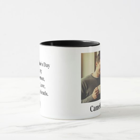 Personalized Image and text マグカップ (中央)