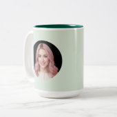 Personalized Image Custom Mug Unique Design ツートーンマグカップ (正面左)