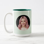 Personalized Image Custom Mug Unique Design ツートーンマグカップ (左)