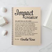 Personalized Impact Creator Definition ノートブック