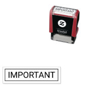 Personalized Important Label Self Inking Stamp Des セルフインキングスタンプ (インサイチュ)