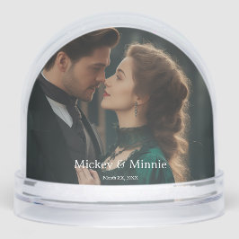 Personalized In Loving Memory Photo Snow Globe