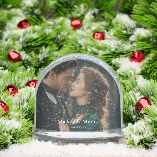 Personalized In Loving Memory Photo Snow Globe (クリスマス)