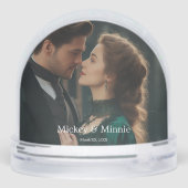 Personalized In Loving Memory Photo Snow Globe (裏面)