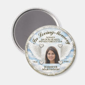 Personalized In Loving Memory Photo Template マグネット (正面/裏面)