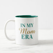 Personalized In My Mom Era Quote Mothers Day ツートーンマグカップ (左)