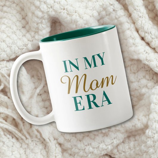 Personalized In My Mom Era Quote Mothers Day ツートーンマグカップ