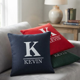 Personalized Initial and Name クッション