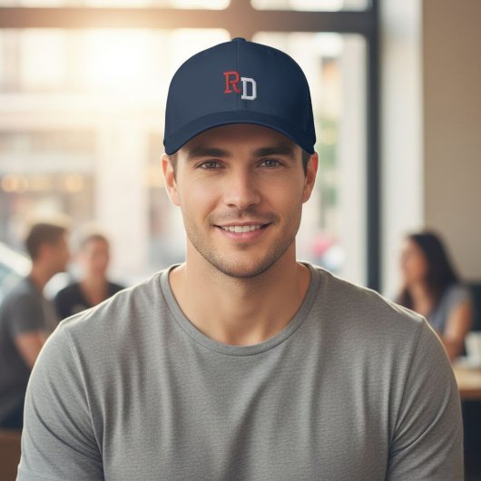 Personalized Initial Baseball Cap - Embroidered 刺繍入りキャップ