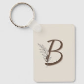 Personalized Initial Branch Keychain | Custom Key キーホルダー (正面)