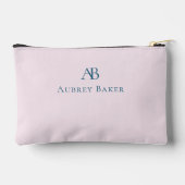 Personalized Initial Clutch Bag – Monogram Handbag アクセサリーポーチ (裏面)