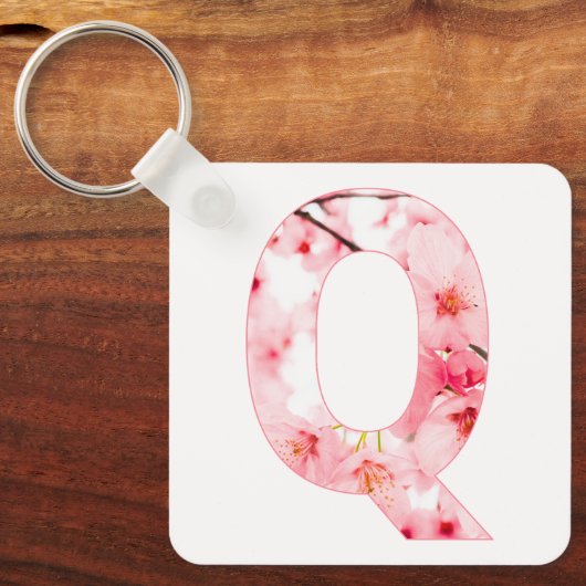 Personalized Initial Name Traits Keychain Gift キーホルダー (正面)