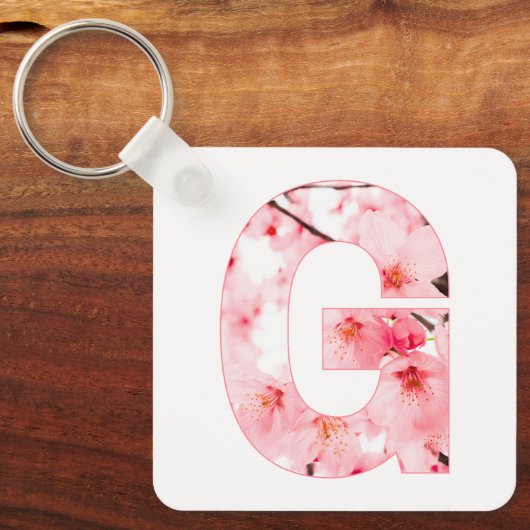 Personalized Initial Name Traits Keychain Gift キーホルダー (正面)