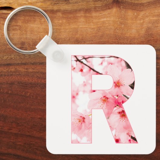 Personalized Initial Name Traits Keychain Gift キーホルダー (正面)