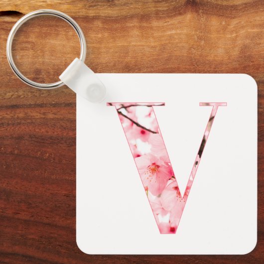 Personalized Initial Name Traits Keychain Gift キーホルダー (正面)