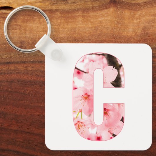 Personalized Initial Name Traits Keychain Gift キーホルダー (正面)