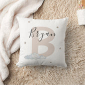 Personalized Initial Pillow for Boys Custom Name クッション (ブランケット)