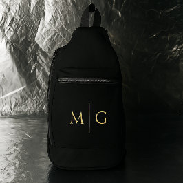 Personalized Initials Classic Fashion Sling Bag スリングバッグ