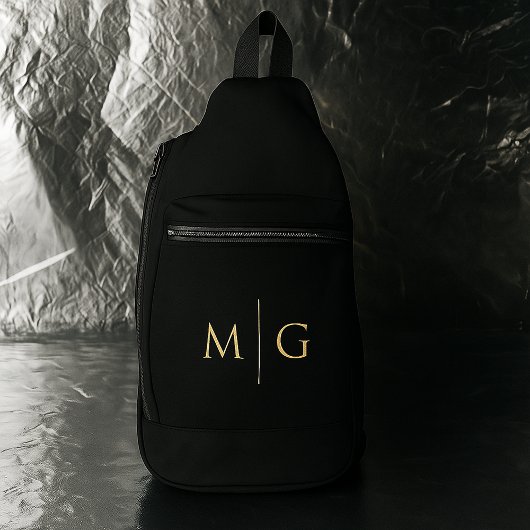 Personalized Initials Classic Fashion Sling Bag スリングバッグ