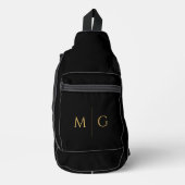 Personalized Initials Classic Fashion Sling Bag スリングバッグ (正面)