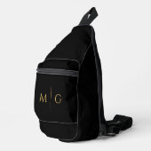Personalized Initials Classic Fashion Sling Bag スリングバッグ (右コーナー)