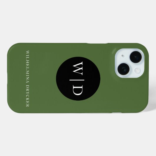 Personalized iPhone 15 Case with Your Name Case-Mate iPhoneケース (裏面 (横))