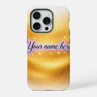Personalized iPhone Case with Name 15 Proケース