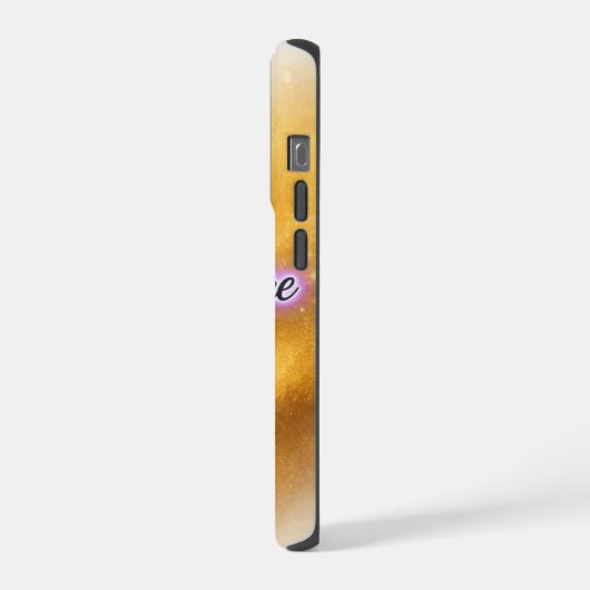 Personalized iPhone Case with Name iPhoneケース (左側面)