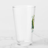 Personalized Irish Botanical Shamrock Pint Glass タンブラーグラス (右)
