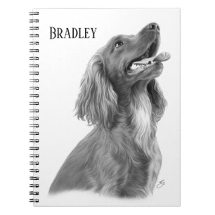 Personalized Irish Setter ノートブック