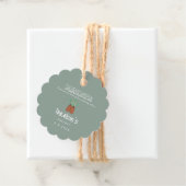 Personalized Islamic Aqiqah Baby Boy Round Gift フェイバータグ (インサイチュ)