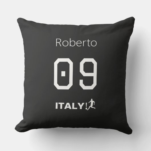 Personalized Italy National Team Professional Mono クッション (正面)