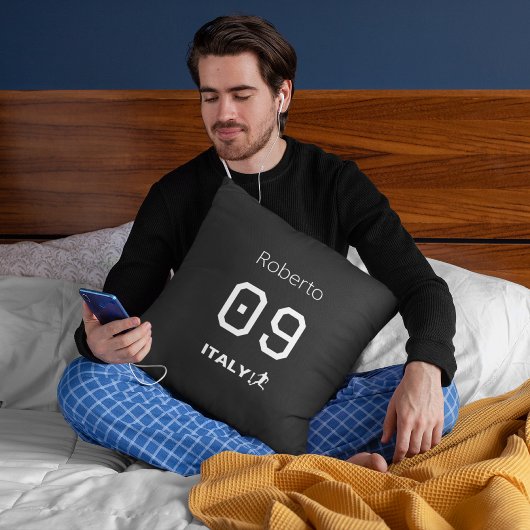 Personalized Italy National Team Professional Mono クッション