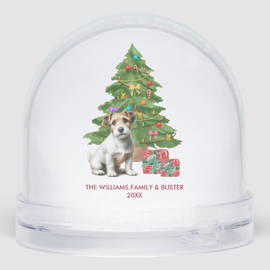 Personalized Jack Russel Terrier Dog Christmas (裏面)